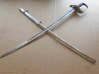Fighting French saber with a bayonet blade sword slap knife