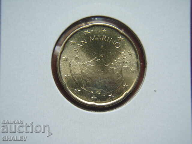 Παράδοση 20 Λεπτά 2024 Άγιος Μαρίνος (20 ευρώλεπτα Άγιος Μαρίνος) - Unc Παράδοση 20 Λεπτά 2024 Άγιος Μαρίνος (20 ευρώλεπτα Άγιος Μαρίνος) - Unc