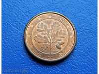 Германия 1 евроцент Euro cent 2011 J