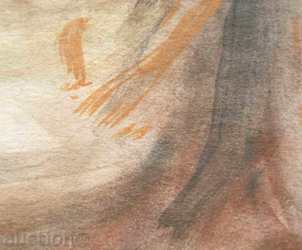 798 Unknown author Nude body watercolor P.29 / 41cm with price 20.00 BGN | € 10.23 798 Unknown author Nude body watercolor P.29 / 41cm with price 20.00 BGN | € 10.23