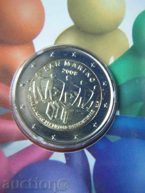 2 Euro 2008 San Marino "Europeo del Dialogo Int." San Marino