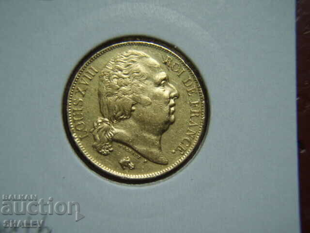 20 Francs 1817 Q France - AU+ (gold) - 5 20 Francs 1817 Q France - AU+ (gold) - 5