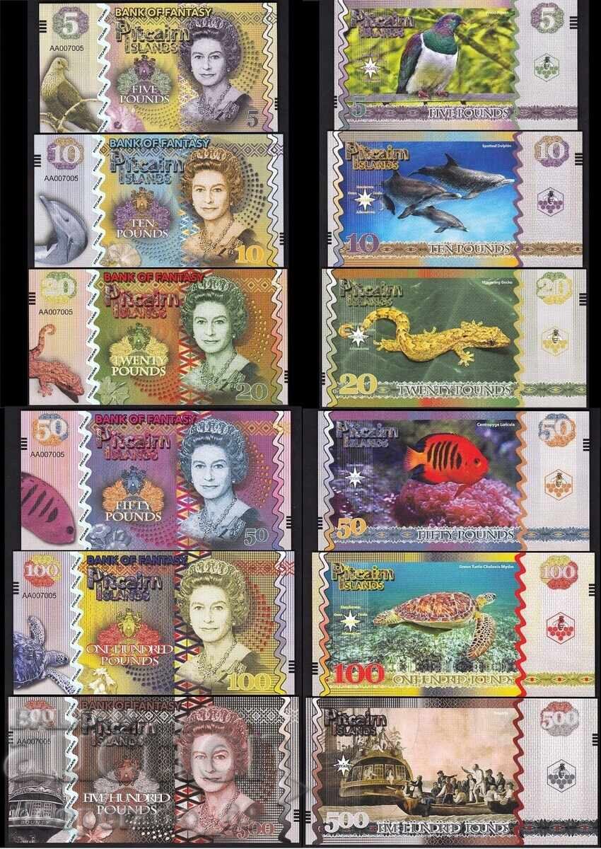 (¯`'•.¸   ОСТРОВИ ПИТКЕРН  (пълен сет) 2018  UNC   ¸.•'´¯)