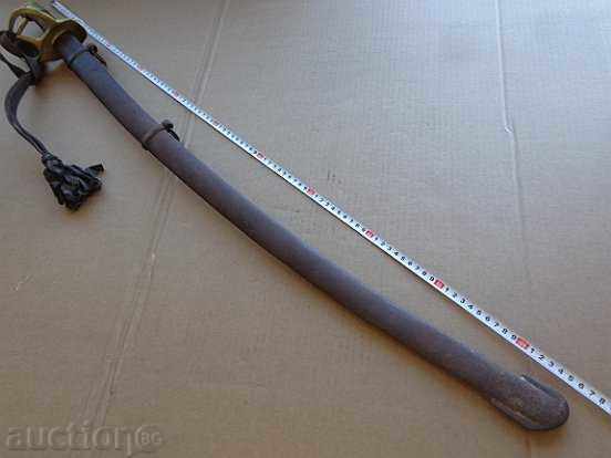 Доставка на Кавалерийска ранна френска бойна сабя темляк кания РТОВ Доставка на Кавалерийска ранна френска бойна сабя темляк кания РТОВ