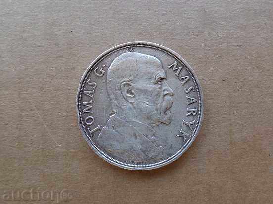 Czech JUBILEE medal 900/1000 silver 85 years Mesarik plaque - 5