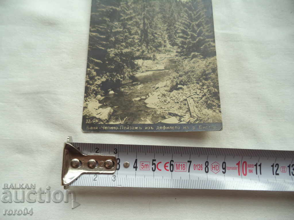 Аукцион БАНЯ - ЧЕПИНО , ПЕЙЗАЖ ИЗ ДЕФИЛЕТО НА РЕКА БИСТРИЦА Аукцион БАНЯ - ЧЕПИНО , ПЕЙЗАЖ ИЗ ДЕФИЛЕТО НА РЕКА БИСТРИЦА