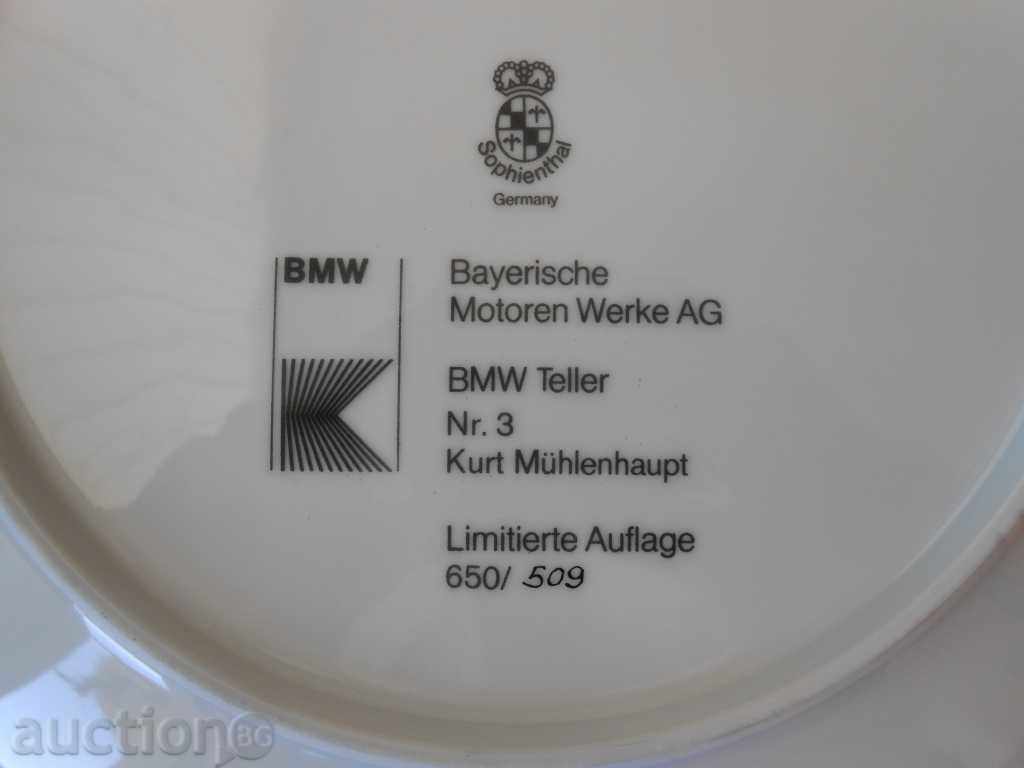 PORCELAIN CHINA-BMW TELLER №3 1980 !!! - 5
