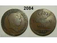 Napoli 10 Tornesi 1825 Dieci Italy a rare coin
