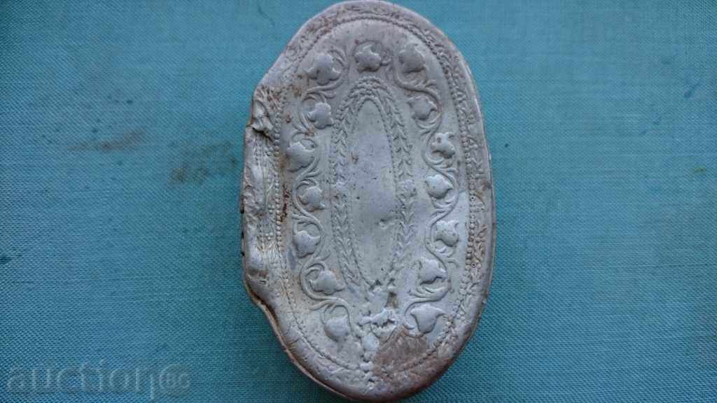 Παλιά snuffbox-Ασημί - 5