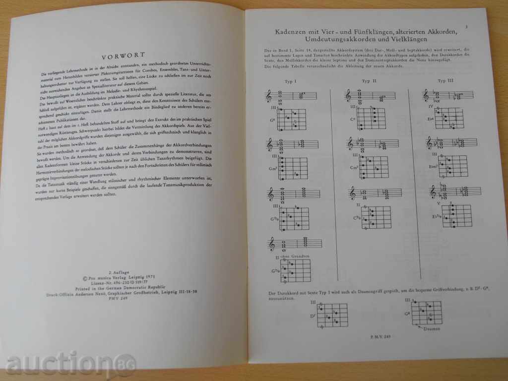 Auction Notes "Plektrumgit.Unterricht im Tanz rhythm-HEFT-2" -44p. Auction Notes "Plektrumgit.Unterricht im Tanz rhythm-HEFT-2" -44p.