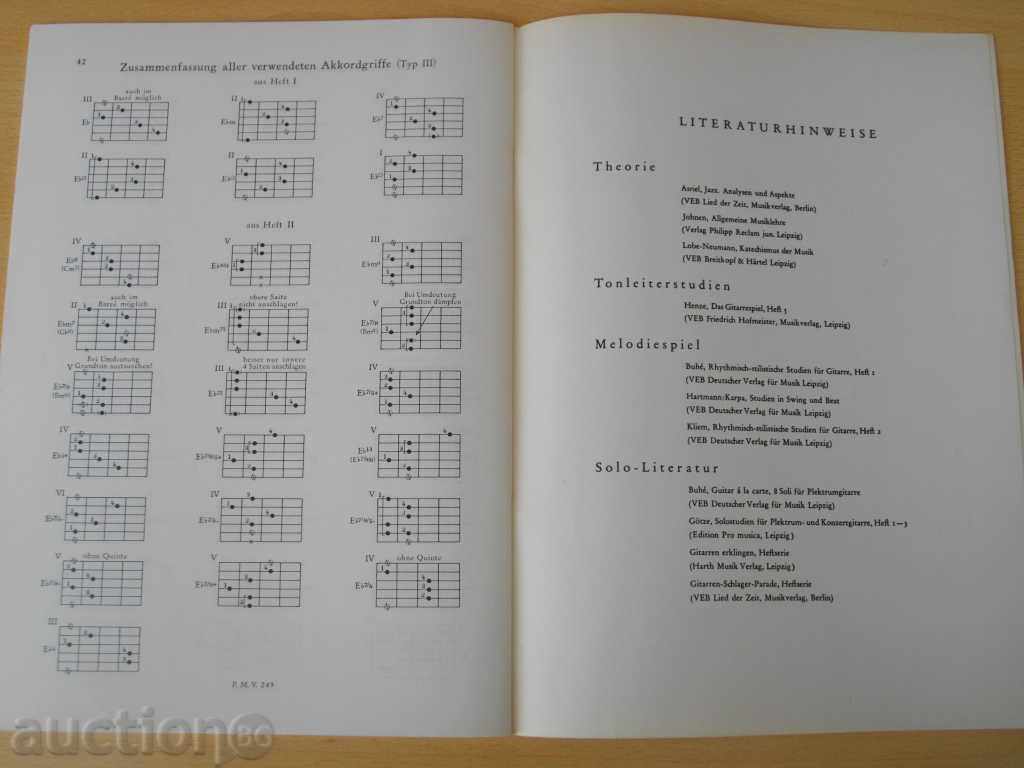 Notes "Plektrumgit.Unterricht im Tanz rhythm-HEFT-2" -44p. - 6 Notes "Plektrumgit.Unterricht im Tanz rhythm-HEFT-2" -44p. - 6