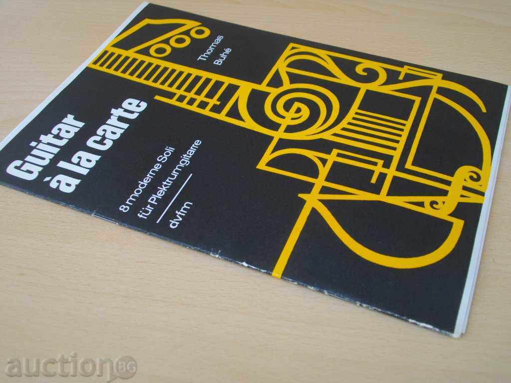 Notes "Guitar a la carte - Tomas Buhe" - 16 pages - 7