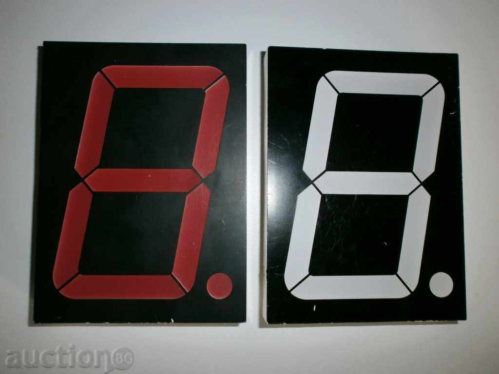 Δύο μεγάλα LED ψηφία