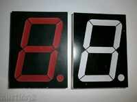 Două bucăți cifre LED mari