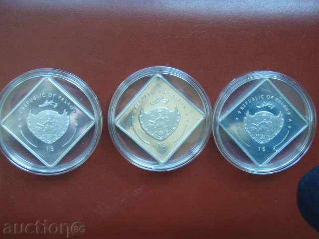 1 Dollar 2009 Palau Set (3 pcs.) /Palau/ - Proof / Color with price 229.89 BGN | € 117.54 1 Dollar 2009 Palau Set (3 pcs.) /Palau/ - Proof / Color with price 229.89 BGN | € 117.54