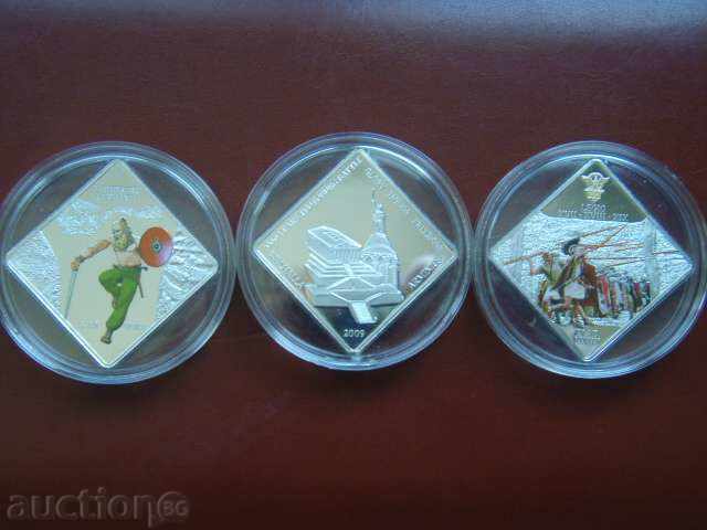 1 Dollar 2009 Palau Set (3 бр.) /Палао/ - Proof / Colour