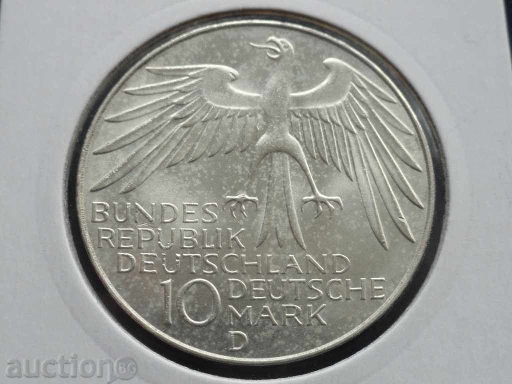 Livrarea Germania 1972 - 10 mărci ''Olimpiada München'' (D)
