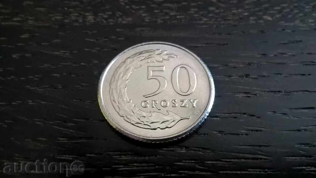 Монета - Полша - 50 гроша | 1995г.