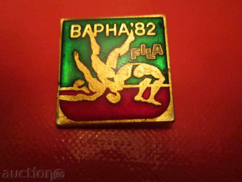 Badge embroidery badge fight Varna 82 fillets