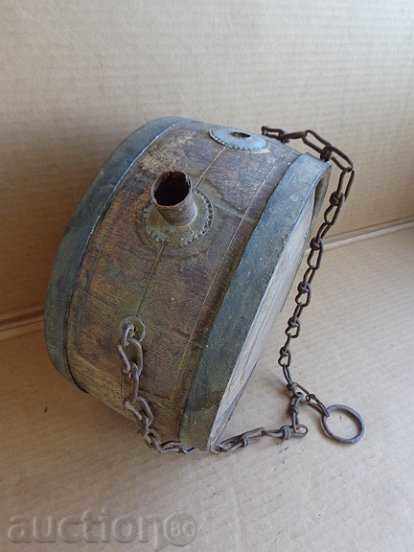 Old horse bucket, bucket, barrel, wooden, pavour - 6 Old horse bucket, bucket, barrel, wooden, pavour - 6