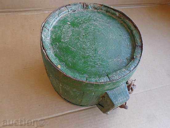Old bucket, flask, barrel, crank, wooden with price 76.00 BGN | € 38.86 Old bucket, flask, barrel, crank, wooden with price 76.00 BGN | € 38.86