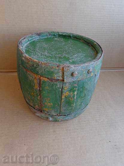 Old bucket, flask, barrel, crank, wooden - 6 Old bucket, flask, barrel, crank, wooden - 6