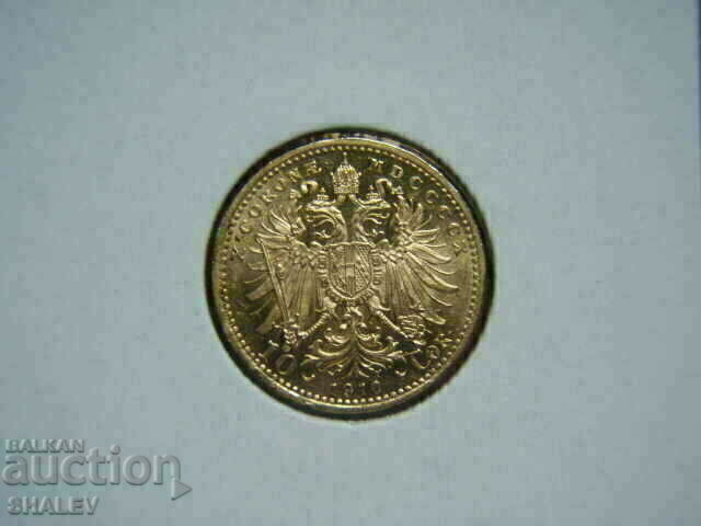 Auction  10 Corona 1910 Austria (10 corona Austria) - AU/Unc (gold)