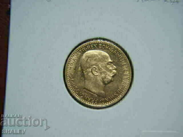 10 Corona 1910 Austria (10 corona Austria) - AU/Unc (gold) - 5