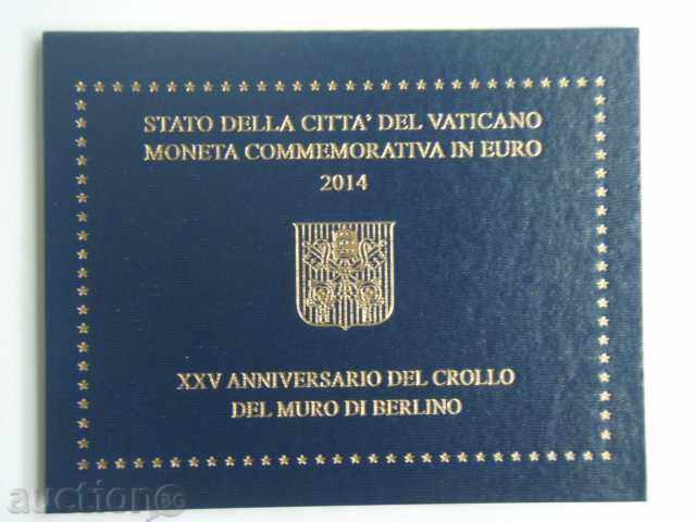 Auction 2 Euro 2014 Vaticana "Anniv. del crollo del muro" /Vatican/ Auction 2 Euro 2014 Vaticana "Anniv. del crollo del muro" /Vatican/