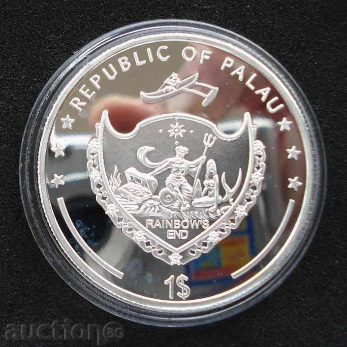(¯` '• .¸ 1 dollar 2011 PALAU UNC- ¸. "'¯¯) with price € 15.00 | 29.34 BGN
