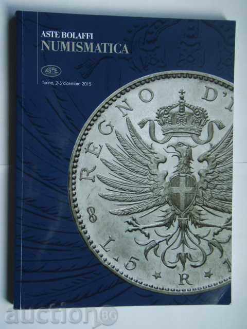 Аукцион ASTA BOLAFFI (03.12.15) - монети, плакети и банкноти