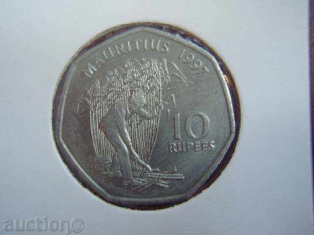 10 Rupees 1997 Mauritius (10 рупии Мавриций) - Unc