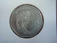 10 Rupees 1997 Mauritius (10 рупии Мавриций) - Unc
