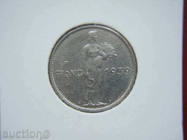 1 Franc 1939 Luxembourg (1 franc Luxembourg) - XF