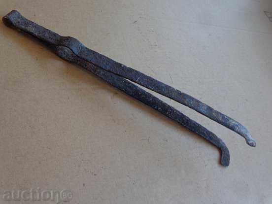 Veche mână-forjat săpat bar, fier forjat, ondulator - 5 Veche mână-forjat săpat bar, fier forjat, ondulator - 5