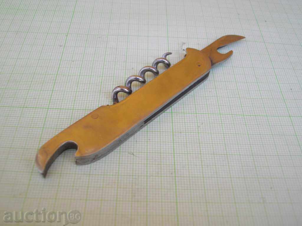 "VT" opener with a corkscrew from a sucker - 6 "VT" opener with a corkscrew from a sucker - 6