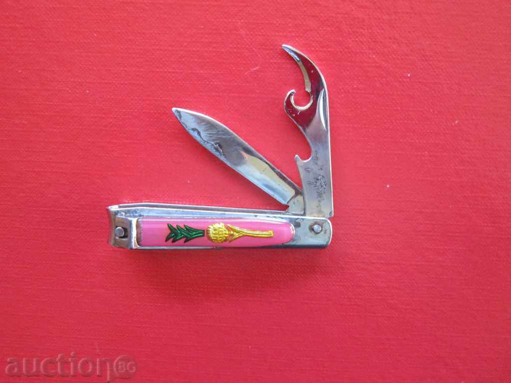Combined knife blade nail clipper BELL