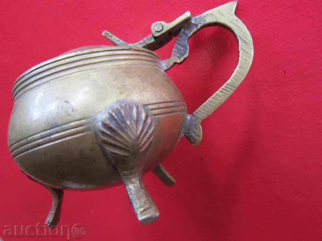 Old Bronze Bowl Bronze Bowl Sugar Salt Mustard - 7 Old Bronze Bowl Bronze Bowl Sugar Salt Mustard - 7