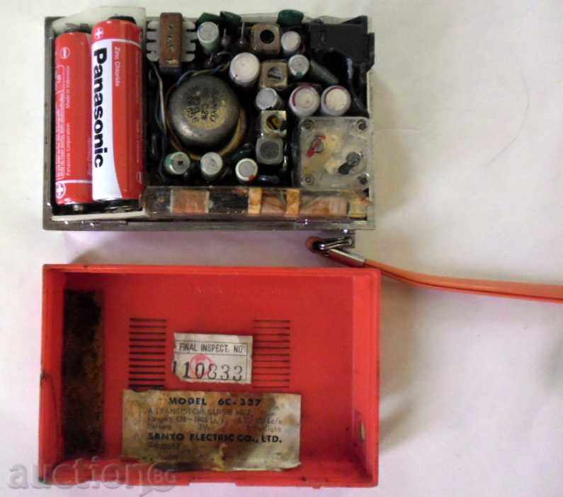 TRANSMITTER RADIO RECEIVER SANYO 6C -337 JAPAN - 5