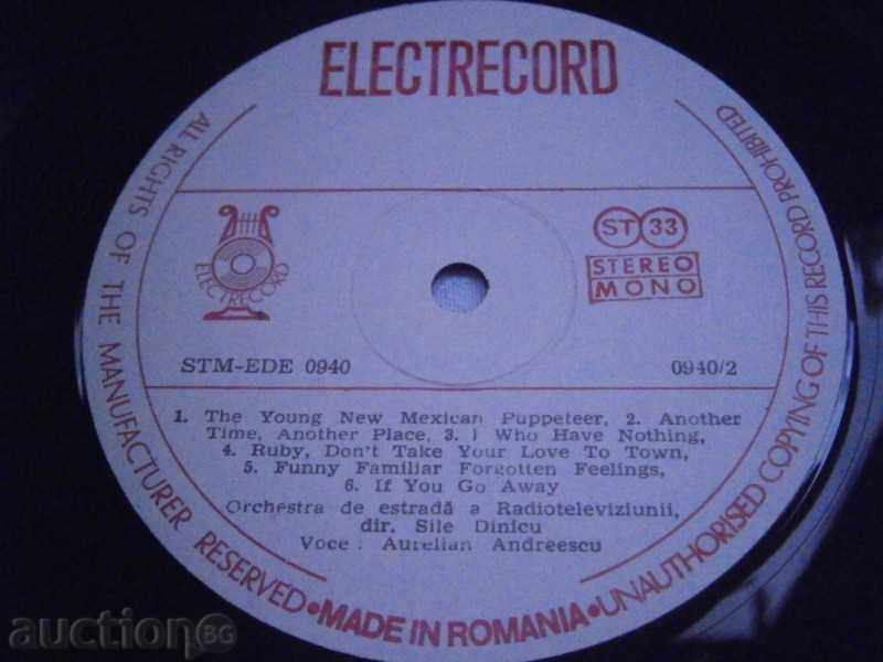 AURELIAN ANDREESCU - LARGE ELECTRECORD PLATE - STM-EDE 0940 with price 2.95 BGN | € 1.51 AURELIAN ANDREESCU - LARGE ELECTRECORD PLATE - STM-EDE 0940 with price 2.95 BGN | € 1.51