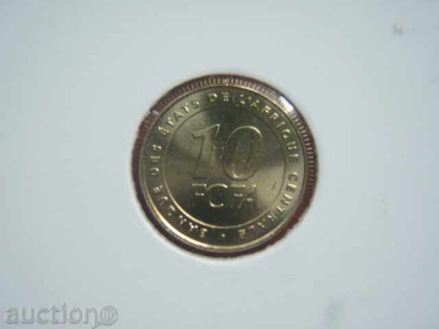 10 Franci 2006 Statele Africii Centrale - Unc
