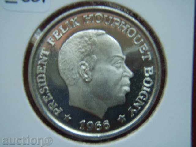 10 Francs 1966 Cote D'Ivoire - Proof with price € 71.89 | 140.60 BGN