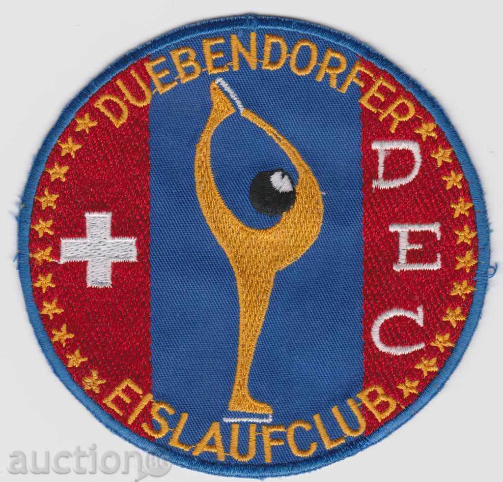 Figure Skating Emblem Fabric Figure Skating Emblem Fabric