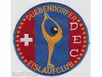 Figure Skating Emblem Fabric