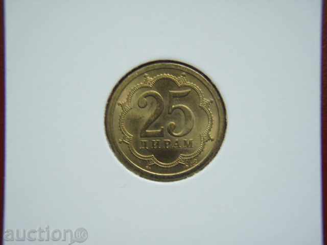 25 Diram 2006 Tajikistan - Unc