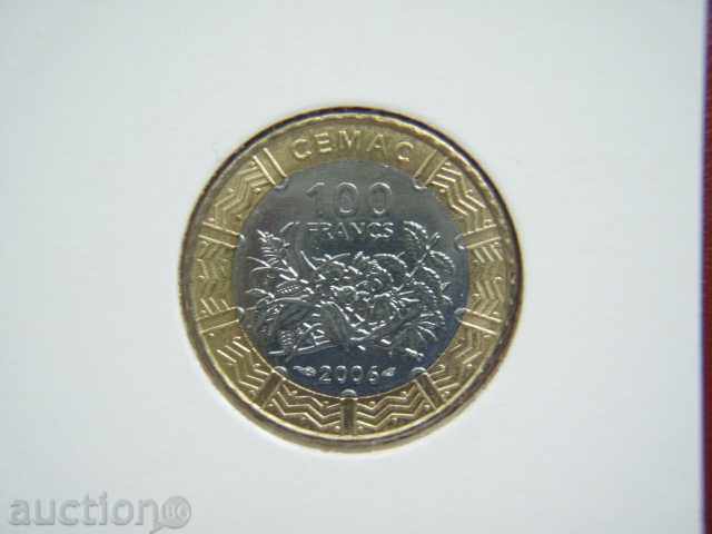 100 Franci 2006 Africa Centrală - Unc