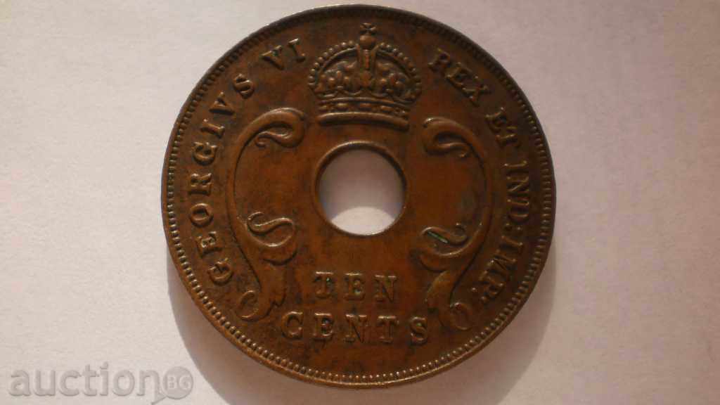 Ανατολική Αφρική 10 σεντς 1941 Νομισματοκοπείο Σπάνιες κέρμα με τιμή € 3.58 | 7.00 BGN