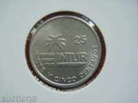 25 Centavos 1989 Cuba (INTUR) - Unc