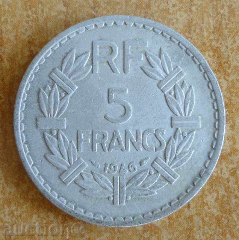 5 francs 1946 - France