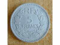 5 franci 1946 - Franta